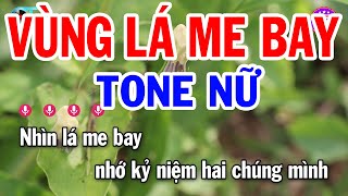 Karaoke Vùng Lá Me Bay Tone Nữ  Sol Thứ  Nhạc Sống 2023  Tạp Hóa Karaoke [upl. by Ziana]