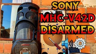 🔊SONY MHCV42D DESARMADO🪛 [upl. by Eelarat]