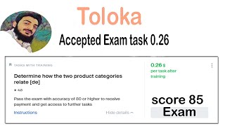 Determine how the two product categories relate de  exam task 026 toloka task German language [upl. by Icyac181]