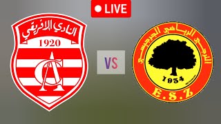 النادي الإفريقي vs الترجي الجرجيسي Club Africain vs Esperance Zarzis Update football match score [upl. by Tamanaha611]