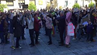 MontdeMarsan  un flashmob pour le climat [upl. by Adlesirg]