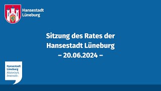 Sitzung des Rates der Hansestadt Lüneburg am 20062024 im Kulturforum Gut Wienebüttel [upl. by Kandy]