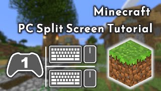 Minecraft PC Split Screen Tutorial with Nucleus CoOp [upl. by Goody600]