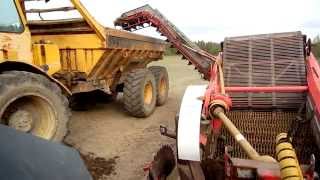 Clips of modified Grimme CS1500 prototype rockpicker [upl. by Llerrem]