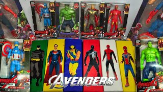 AVENGERS TOYSAction FiguresUnboxingCheap PriceIronmanHulkThor SpidermanToys part 5 [upl. by Kiri]