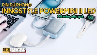 PIN DỰ PHÒNG INNOSTYLE POWERMINI II LED WITH USBC 10000MAH HIỆU QUẢ GIÁ RẺ CÓ SẴN CÁP SẠC 3 SP [upl. by Skippie]