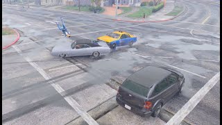 Daily NPS Car amp Truck Slides  Spinouts in Bad Weather in GRAND THEFT AUTO V [upl. by Aihseit]