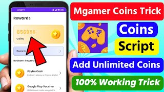 mGamer app unlimited trick  mGamer App Se Coins Kaisa Kamaya  mGamer Coins Script [upl. by Kubiak915]