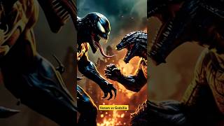 Venom VS Godzilla shorts shortfeed venom2 spiderman godzilla [upl. by Armillda]