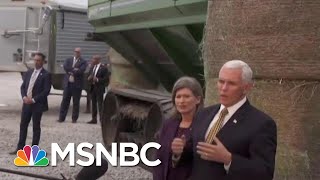 Watch Pence Evades Repeated Questions On Trumps Ukraine Plot  The Beat With Ari Melber  MSNBC [upl. by Doggett418]