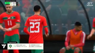 MAROC VS GHANA CICK OFF LIVE  FIFA 24 على بلايستيشن [upl. by Atteloc]