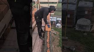 SZCZYT SZCZYTÓWCZYLI MUROWANKO classicalmusic construction bricklayer satisfying diy [upl. by Aras794]