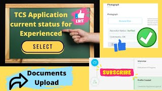 How to Check TCS Application Current Status  For experienced  Evaluation in progress  2022 [upl. by Sihtnyc]