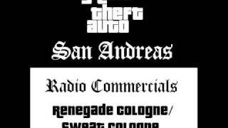 Grand Theft Auto San Andreas  Radio Commercials Renegade CologneSweat Cologne [upl. by Fanchie]