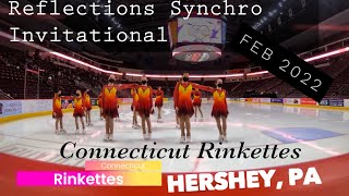 CT RINKETTES take FIRST PLACE  Reflections Synchro Invitational at Hershey PA [upl. by Kavanaugh316]