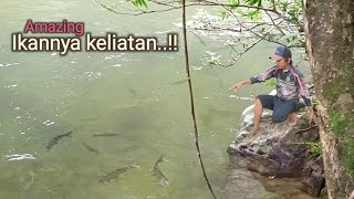 Nemu spot surgaNya pemancing di pedalaman hutan Kalimantan [upl. by Drannek]