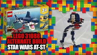 LEGO Creator 31088 Alternate Build  STAR WARS ATST [upl. by Onitrof263]