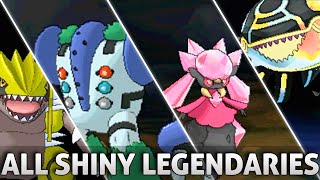 Pokemon ORAS All SHINY Legendary Pokemon and Forms w Signature Moves Omega Ruby Alpha Sapphire [upl. by Coveney]