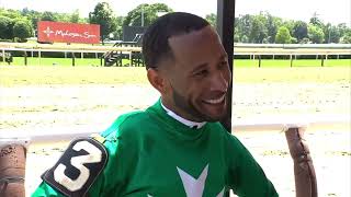 Kendrick Carmouche post race interview following win with Smokin Hot Kitty [upl. by Schoenberg805]