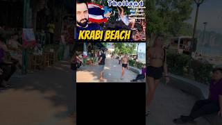 Krabi Thailand krabi hxhvlogs nightlife shorts funny [upl. by Llednew]