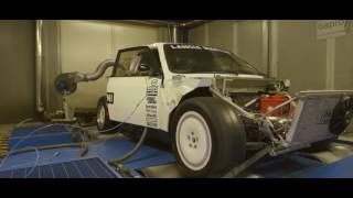 lancia delta s4 640HP on bapro dynamometer test bech [upl. by Tepper810]