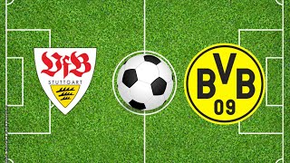 Stuttgart vs Dortmund Highlights  DFB Pokal 202324 [upl. by Steinway227]