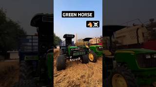 Jonh deere green horse ⚠️😎shrots farmequipment farming farmer jonhdeere [upl. by Eldrida]