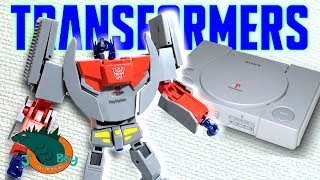 Optimus Prime Playstation X Transformers Review [upl. by Ateuqal545]