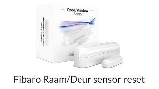 Fibaro RaamDeursensor  Reset [upl. by Gnov]