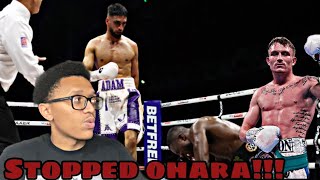 ADAM AZIM KNOCKS OUT OHARA DAVIES [upl. by Deuno]