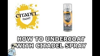 How To Undercoat Miniatures With Spray Paint [upl. by Irodim]