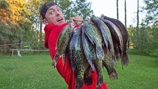 GIANT Black CRAPPIE Catch amp Cook [upl. by Htaeh650]