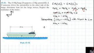 15–51 Kinetics of a Particle Impulse and Momentum Chapter 15 Hibbeler Dynamics Benam Academy [upl. by Ahsim]