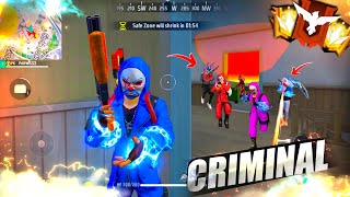 FREEFIRE🔥Blue Criminal Nxt Level 🤯 Solo vs Squad 😱 22 Kills Garena free fire  PK GAMERS freefire [upl. by Otrebron]