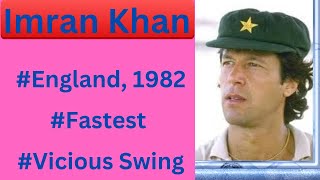 Imran Khan Great Bowling Fast and Furious England 1982 [upl. by Rimhsak805]