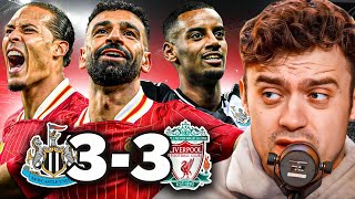 NEWCASTLE 33 LIVERPOOL REACTION [upl. by Esdnyl]