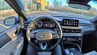 2024 Genesis G70 AWD 33T Sport Prestige  POV Driving Impressions [upl. by Eleaffar]