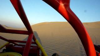 Sand boarding and Dune buggy fun in Huacachina Peru [upl. by Wanfried]