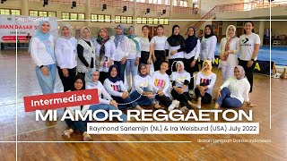 Mi Amor Reggaeton  Intermediate  Line Dance  Persani Jambi  ILDI Jambi  Step Together [upl. by Dekow379]