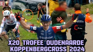 KEY MOMENTS  X2O Trofee Oudenaarde  Koppenbergcross 2024 [upl. by Nirraj]