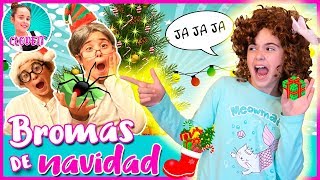 🎅🏻 BROMAS de NAVIDAD 🎄 Las BROMAS más DIVERTIDAS y GRACIOSAS para NIÑOS en NAVIDAD [upl. by Kilian]