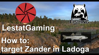 Russian Fishing 4  How to target Zander in Ladoga [upl. by Furlong]