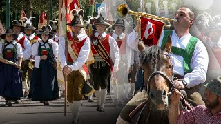 🎺 Festumzug  200 Jahre Musikkapelle Toblach Südtirol [upl. by Hiller]