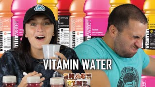 Ranking Every Flavor of VITAMIN WATER  SNACKTIME [upl. by Ennael]