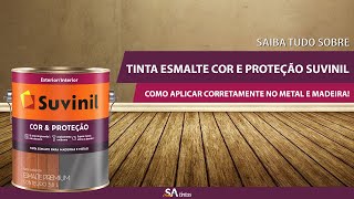 Tinta Esmalte Base Solvente Cor e Proteção Suvinil  o Que é e como Aplicar  Para que Serve  Cores [upl. by Aber834]