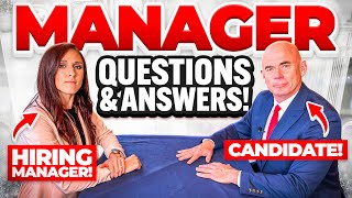 TOP 10 MANAGER INTERVIEW QUESTIONS amp ANSWERS How to PASS a Management Interview [upl. by Anertac]