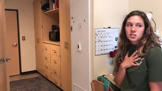 Ohio UniversityMain Campus Dorms  Carr Hall Dorm Room Tour [upl. by Alejoa]