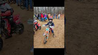 Mid East Racing at Black Ankle 2112024 mideast ktm50 engineice twinair [upl. by Pillow]