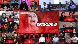 WandaVision 1x8 Reaction Mashup quotWanda Changes Reality Scenequot [upl. by Anirbys]