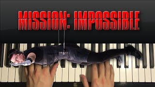 How To Play  Mission Impossible  Theme Song PIANO TUTORIAL LESSON [upl. by Mcginnis468]